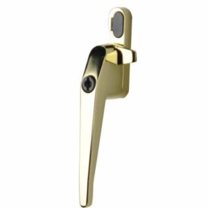 Winlock raamboom, afsluitbaar met sleutel, nokhoogte 10,5 mm, links, messing