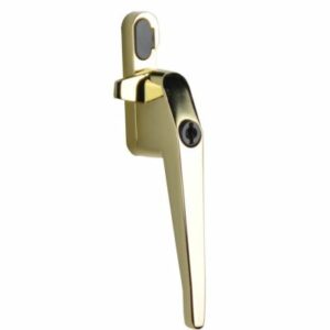 Winlock raamboom, afsluitbaar met sleutel, nokhoogte 10,5 mm, rechts, messing