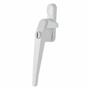 Winlock raamboom, afsluitbaar met sleutel, nokhoogte 21 mm, links, wit
