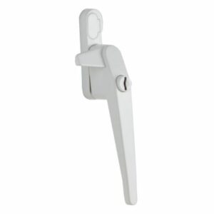 Winlock raamboom, afsluitbaar met sleutel, nokhoogte 21 mm, rechts, wit