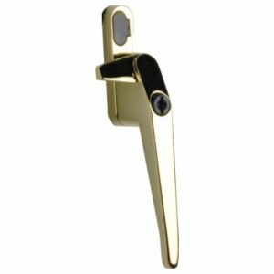 Winlock raamboom, afsluitbaar met sleutel, nokhoogte 21 mm, rechts, messing