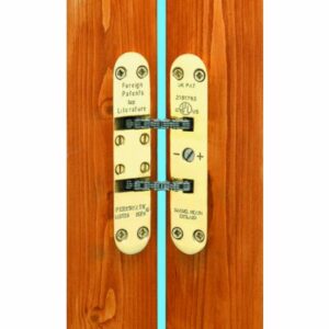 Perko R85 inbouw deursluiter, deur tot 75 kg, messing