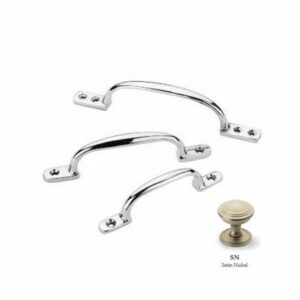 Frank Allart 1436 serie, schuifraamgreep, 102 mm, nikkel mat