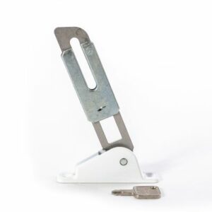 JBC 361 kierstandbegrenzer, afsluitbaar, rechts, wit