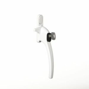 Charisma raamboom, afsluitbaar met sleutel, nokhoogte 12 mm, rechts, wit