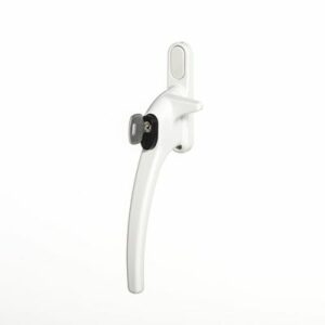 Charisma raamboom, afsluitbaar met sleutel, nokhoogte 21 mm, links, wit