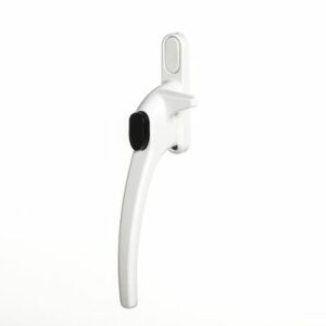 Charisma raamboom, afsluitbaar met drukknop, nokhoogte 21 mm, links, wit