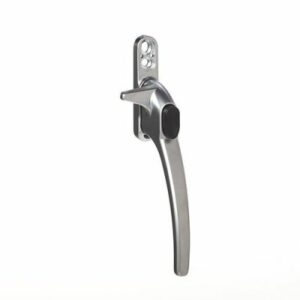 Charisma raamboom, afsluitbaar met drukknop, nokhoogte 21 mm, rechts, chroom mat