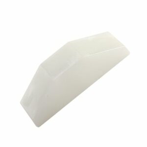 Winlock oploopplaatje voor raamboom 12,5 mm, wit