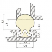 Q-lon 46800 T-groef Type A 5,3 mm
