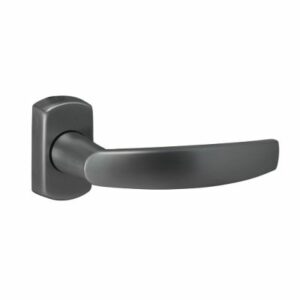 SWF B850 met verdekte ovale rozet voor stalen deuren, chroom mat