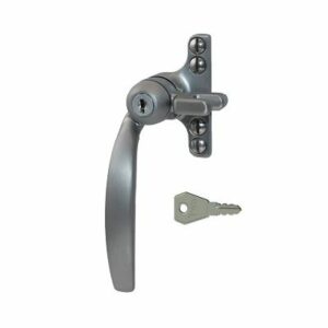 SWF B918 Arched Classic raamboom, afsluitbaar, links, chroom mat