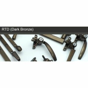 SWF B375 Curved Classic raamuitzetter, 200 mm, donker messing