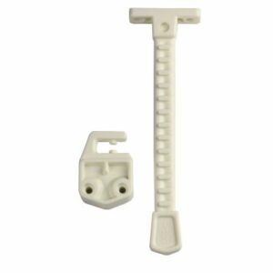 Habo 1224-2 kierstandhouder, naar binnendraaiend raam, wit