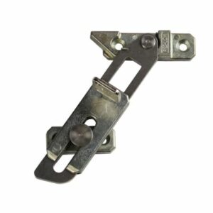 JBC Banks 327 kierstandbegrenzer, afsluitbaar met sleutel, links, gegalvaniseerd