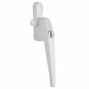 Winlock raamboom, afsluitbaar met sleutel, nokhoogte 10,5 mm, rechts, wit