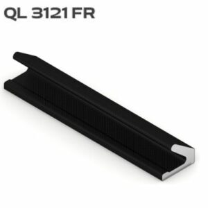 Q-lon 3121 FR zelfklevend, doos 25 meter, zwart