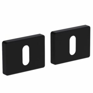 Obliq sleutelrozet rechthoekig Zwart