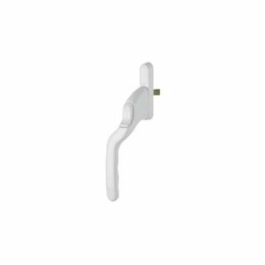 Winlock 0141 serie, links verkropt, afsluitbaar met drukknop, wit