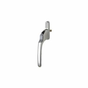 Winlock 0139 serie, recht, afsluitbaar met drukknop, chroom mat