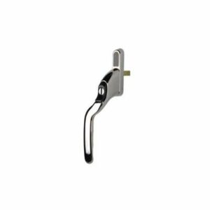 Winlock 0142 serie, links verkropt, afsluitbaar met sleutel, SKG**, chroom glans