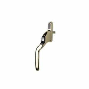 Winlock 0142 serie, links verkropt, afsluitbaar met sleutel, SKG**, messing